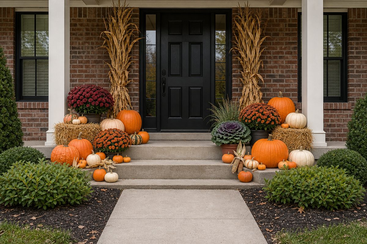 Representative medium porch styling for The Signature package